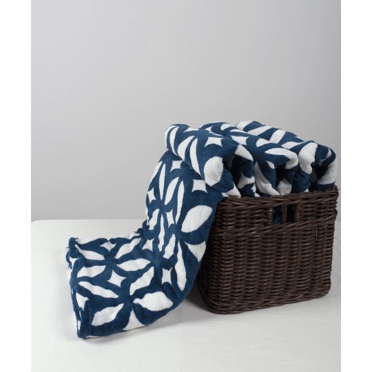 κουβέρτα coral fleece (220cm x 240cm) σταυρός της Silk Fashion