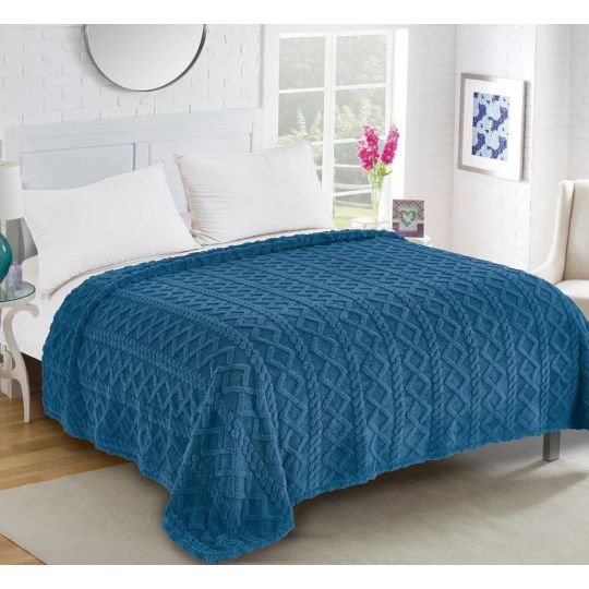 Fleece knitted (160cm x 220cm) ραφ της Silk Fashion