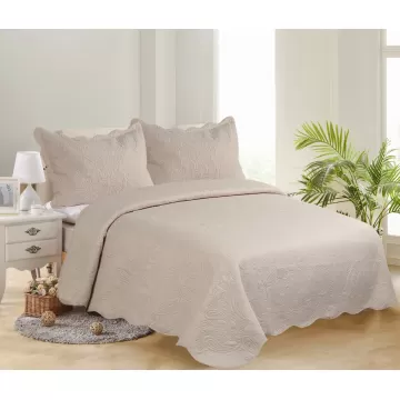 ΜΟΝΟ ΚΟΥΒΕΡΛΙ SOLID ( 160cm x 220cm + 1 x 50cm x 70cm ) camel/camel της Silk Fashion