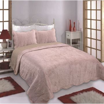 ΚΟΥΒΕΡΛΙ SUPERSOFT NX2212 (220cm x 240cm + 2 x 50cm x 70cm ) PINK της Silk Fashion