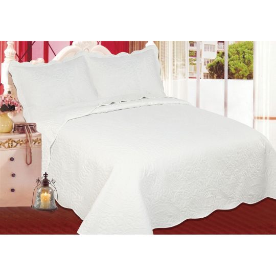 ΚΟΥΒΕΡΛΙ σετ (160cm x 220cm + 1 x 50cm x 70cm) λαχούρι CREAM & CREAM