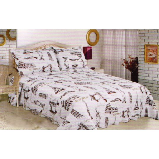 ΚΟΥΒΕΡΛΙ σετ (160cm x 220cm + 1 x 50cm x 70cm) AG3229 της Silk Fashion