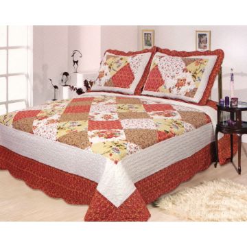 ΚΟΥΒΕΡΛΙ σετ (160cm x 220cm + 1 x 50cm x 70cm) CH9809Y της Silk Fashion