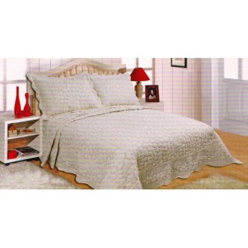 ΚΟΥΒΕΡΛΙ σετ (220cm x 240cm + 2 x 50cm x 70cm)  Εμπριμέ της Silk Fashion