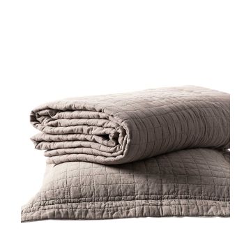 ΚΟΥΒΕΡΛΙ σετ (220cm x 240cm + 2 x 50cm x 70cm) STONEWASHED MPEZ της Silk Fashion