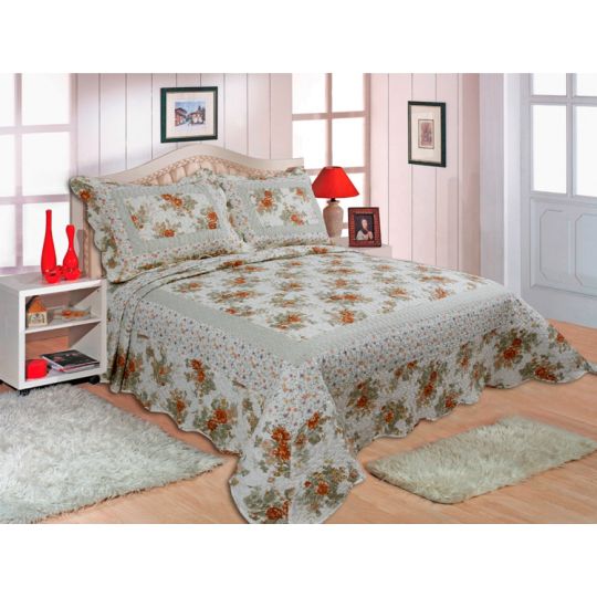 ΚΟΥΒΕΡΛΙ σετ (160cm x 220cm + 1 x 50cm x 70cm) ZG-040 της Silk Fashion