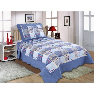 ΚΟΥΒΕΡΛΙ σετ (160cm x 220cm + 1 x 50cm x 70cm) 1511-31 της Silk Fashion