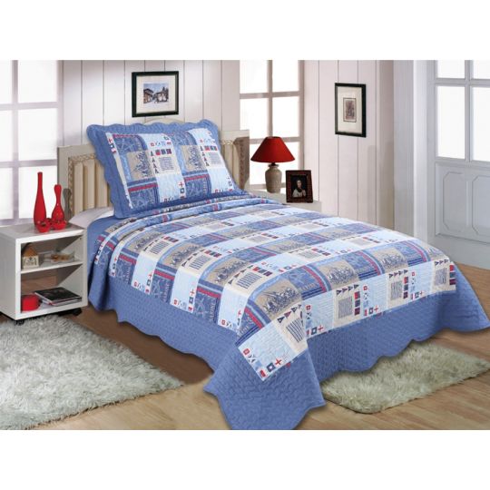 ΚΟΥΒΕΡΛΙ σετ (160cm x 220cm + 1 x 50cm x 70cm) 1511-31 της Silk Fashion