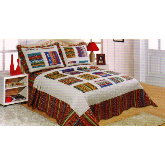 ΚΟΥΒΕΡΛΙ σετ (220cm x 240cm + 2 x 50cm x 70cm) LT1490 της Silk Fashion