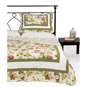 ΚΟΥΒΕΡΛΙ σετ (160cm x 220cm + 1 x 50cm x 70cm) 5232 της Silk Fashion