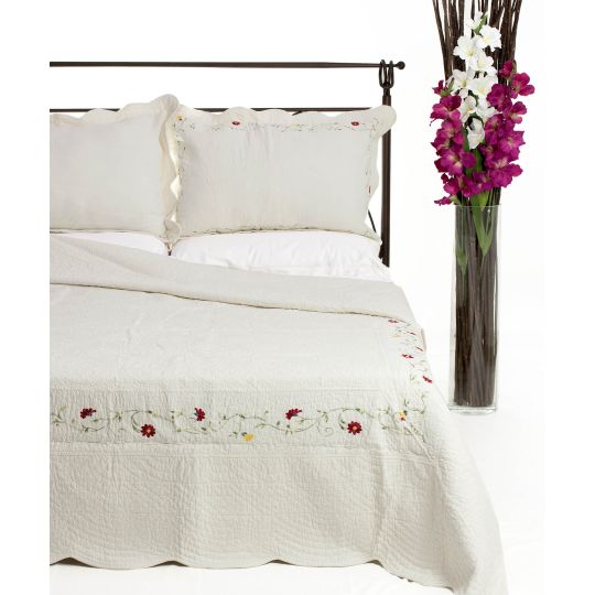 ΚΟΥΒΕΡΛΙ σετ(225cm x 250cm + 2 x 50cm x 70cm) 9214 της Silk Fashion