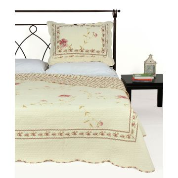 ΚΟΥΒΕΡΛΙ σετ (170cm x 220cm + 1 x 50cm x 70cm) 9218 της Silk Fashion