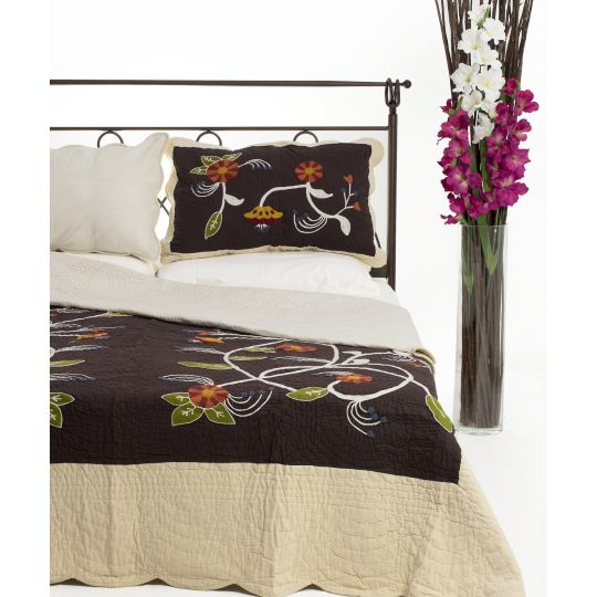 ΚΟΥΒΕΡΛΙ σετ (160cm x 220cm + 1 x 50cm x 70cm) 76334 της Silk Fashion