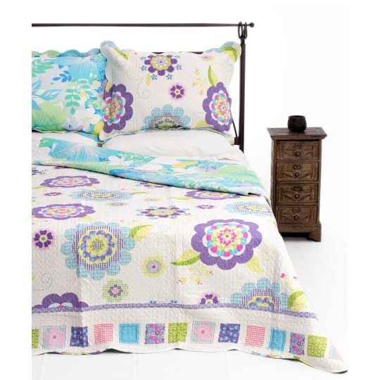 ΚΟΥΒΕΡΛΙ σετ (240cm x 260cm + 2 x 50cm x 70cm) KING03 της Silk Fashion