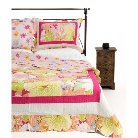 ΚΟΥΒΕΡΛΙ σετ (240cm x 260cm + 2 x 50cm x 70cm) KING04 της Silk Fashion