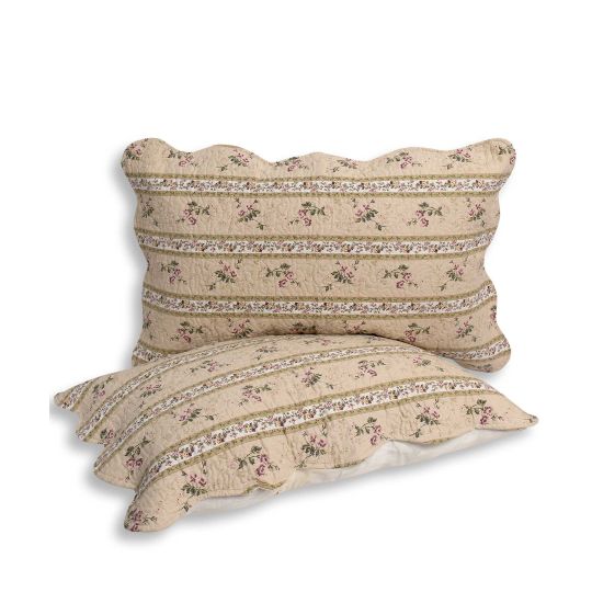 Silk Fashion Μαξιλαροθήκη patch (48cm x 72cm) ριγέ λουλούδι τεμάχιο