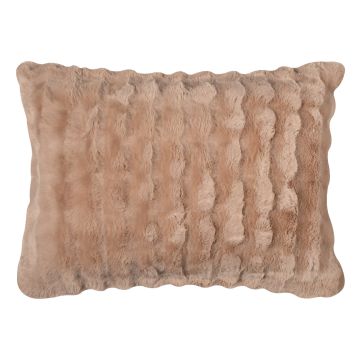 Silk Fashion Μαξιλαροθήκη burble (50cm x 70cm) ανοιχτό καφέ