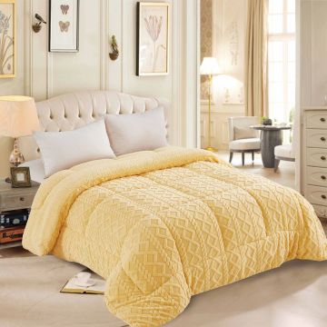 Κουβερτοπάπλωμα knitted (220cm x 240cm) κροκί της Silk Fashion Κουβερτοπάπλωμα knitted (220cm x 240cm) κροκί της Silk Fashion