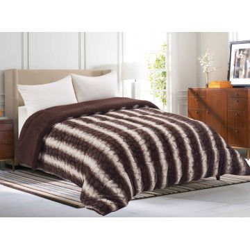 Κουβερτοπάπλωμα animal (220cm x 240cm) ανοιχτό καφέ της Silk Fashion Κουβερτοπάπλωμα animal (220cm x 240cm) ανοιχτό καφέ της Silk Fashion