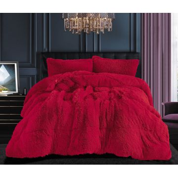 Κουβερτοπάπλωμα μαλλιαρό (170cm x 220cm) red της Silk Fashion Κουβερτοπάπλωμα μαλλιαρό (170cm x 220cm) red της Silk Fashion