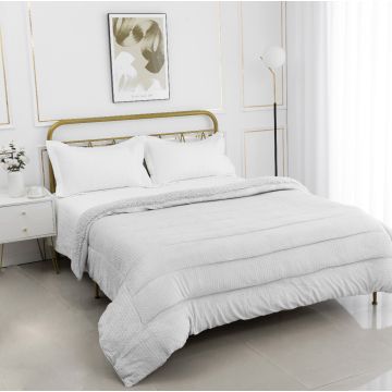 Κουβερτοπάπλωμα damask (240cm x 260cm) light grey της Silk Fashion Κουβερτοπάπλωμα damask (240cm x 260cm) light grey της Silk Fashion