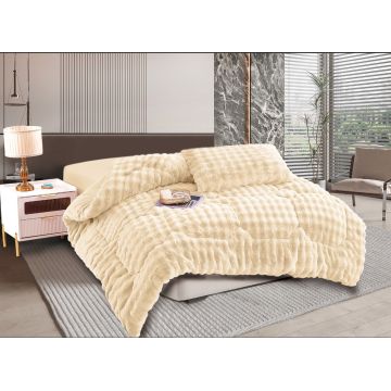 Κουβερτοπάπλωμα burble (170cm x 240cm) cream της Silk Fashion Κουβερτοπάπλωμα burble (170cm x 240cm) cream της Silk Fashion