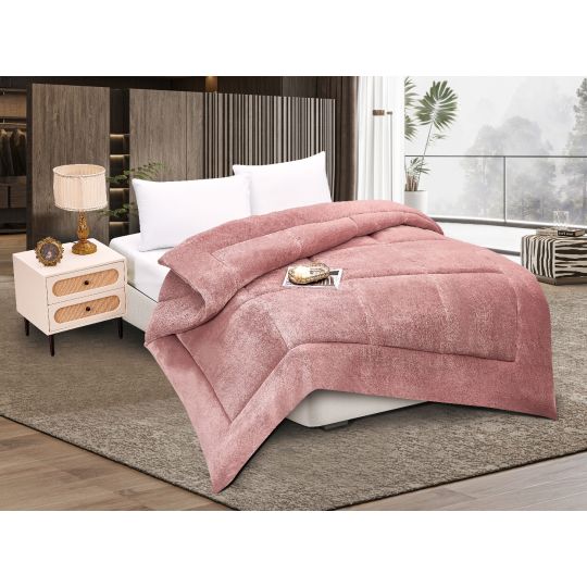 Κουβερτοπάπλωμα solid (220cm x 240cm) old rose της Silk Fashion