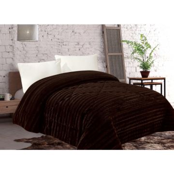 Κουβερτοπάπλωμα (220cm x 240cm) ironed καφέ της Silk Fashion Κουβερτοπάπλωμα (220cm x 240cm) ironed καφέ της Silk Fashion