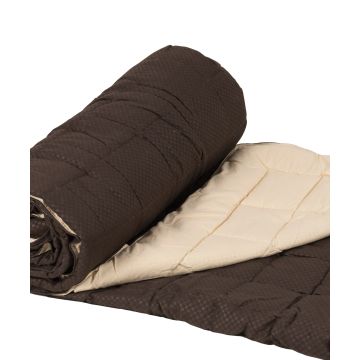 Silk Fashion πάπλωμα (220cm x 240cm) 11053 καφέ/μπέζ