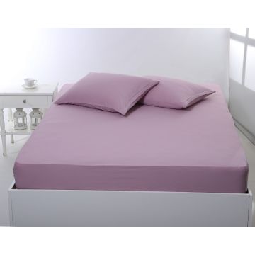 Σεντόνι με λάστιχο jersey (100cm x 200cm + 35cm) syklamen της Silk Fashion