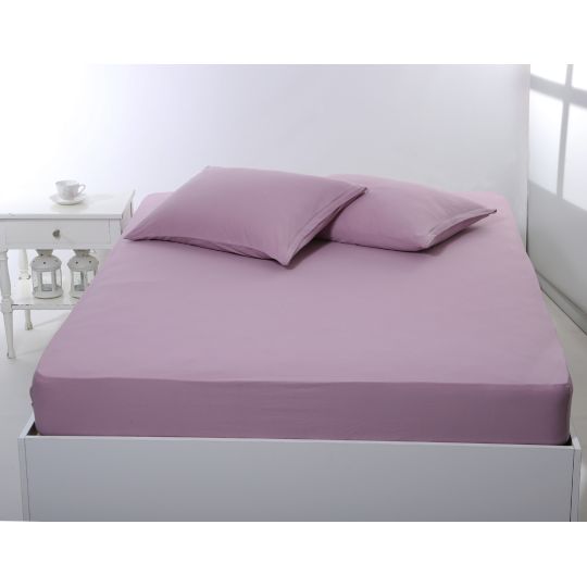 Σεντόνι με λάστιχο jersey (100cm x 200cm + 35cm) syklamen