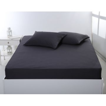 Σεντόνι με λάστιχο jersey (180cm x 200cm + 35cm) dark grey