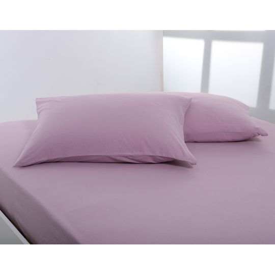 Ζευγάρι μαξιλαροθήκες jersey (50cm x 70cm) syklamen