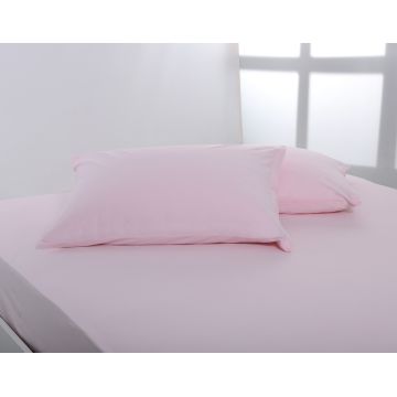 Ζευγάρι μαξιλαροθήκες jersey (50cm x 70cm) pink