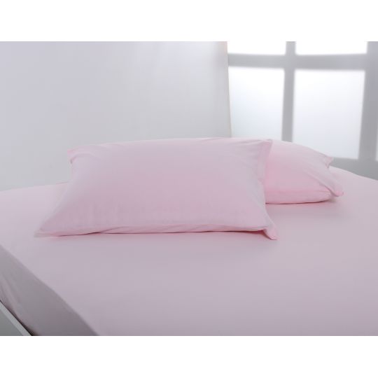 Ζευγάρι μαξιλαροθήκες jersey (50cm x 70cm) pink