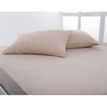 Ζευγάρι μαξιλαροθήκες jersey (50cm x 70cm) dark beige