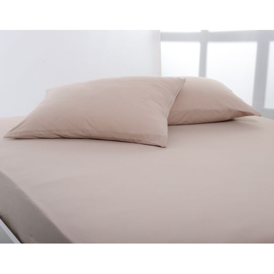 Ζευγάρι μαξιλαροθήκες jersey (50cm x 70cm) dark beige