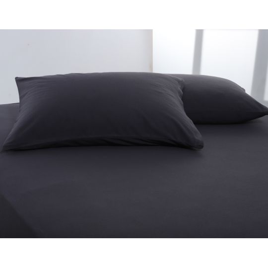 Ζευγάρι μαξιλαροθήκες jersey (50cm x 70cm) dark grey