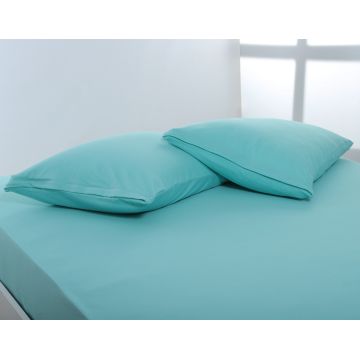 Ζευγάρι μαξιλαροθήκες jersey (50cm x 70cm) sea green