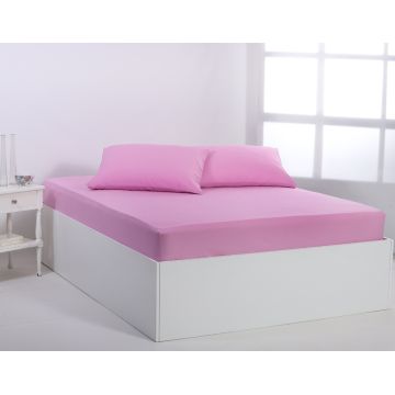 Βαμβακερό σεντόνι essentials (105cm x 200cm + 35cm) pastel levander