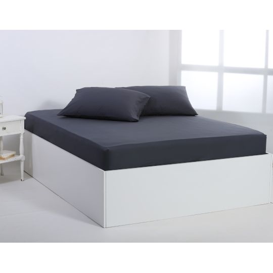 Βαμβακερό σεντόνι essentials (105cm x 200cm + 35cm) turbulence