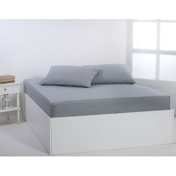 Βαμβακερό σεντόνι essentials (245cm x 267cm) quarry