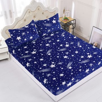 Silk Fashion Fleece σεντόνι με λάστιχο και μαξιλαροθήκες (180cm x 200cm + 25cm) σχέδιο 8 Silk Fashion Fleece σεντόνι με λάστιχο και μαξιλαροθήκες (180cm x 200cm + 25cm) σχέδιο 8