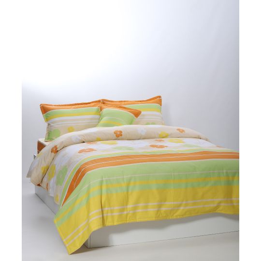 Silk Fashion παπλωματοθήκη 215cm x 240cm κατωσέντονο με λάστιχο 160cm x 210cm+19cm 2x50cm x 70cm 40cm x 40cm joy-1