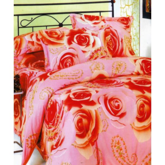 Silk Fashion παπλωματοθήκη 215cm x 240cm κατωσέντονο με λάστιχο 160cm x 210cm+19cm 2x50cm x 70cm 40cm x 40cm joy-14