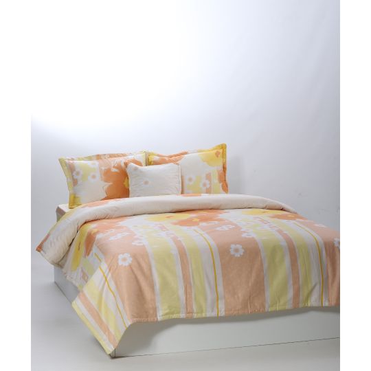 Silk Fashion παπλωματοθήκη 215cm x 240cm κατωσέντονο με λάστιχο 160cm x 210cm+19cm 2x50cm x 70cm 40cm x 40cm joy-20a