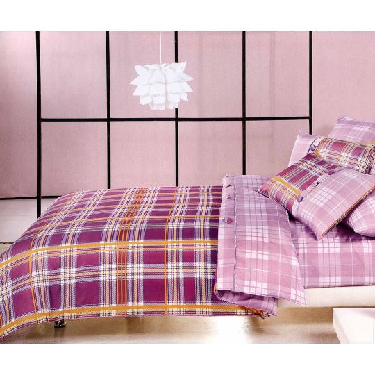 Silk Fashion σεντόνια βαμβακοσατέν ( 230cm x 250cm 2x 50cm x 70cm) 1042