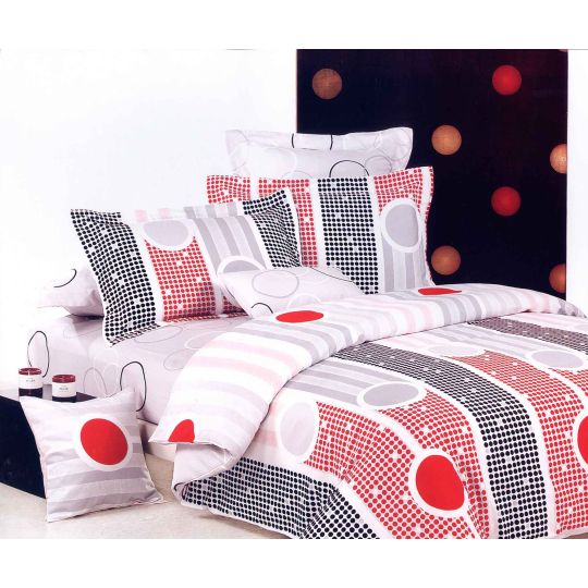 Silk Fashion σεντόνια βαμβακοσατέν ( 230cm x 250cm 2x 50cm x 70cm) 2057