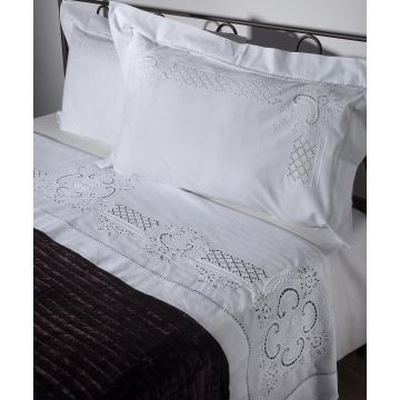 Silk Fashion ΧΕΙΡΟΠΟΙΗΤΟ ΣΕΝΤΟΝΙ 710 ΤΡΙΩΝ ΤΕΜΑΧΙΩΝ (225CM X 270CM) ΛΕΥΚΟ Silk Fashion ΧΕΙΡΟΠΟΙΗΤΟ ΣΕΝΤΟΝΙ 710 ΤΡΙΩΝ ΤΕΜΑΧΙΩΝ (225CM X 270CM) ΛΕΥΚΟ