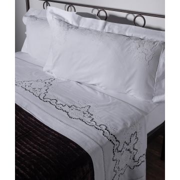 Silk Fashion ΧΕΙΡΟΠΟΙΗΤΟ ΚΟΦΤΟ ΣΕΝΤΟΝΙ 139 ΤΕΣΣΑΡΩΝ ΤΕΜΑΧΙΩΝ (225CM X 270CM) ΛΕΥΚΟ Silk Fashion ΧΕΙΡΟΠΟΙΗΤΟ ΚΟΦΤΟ ΣΕΝΤΟΝΙ 139 ΤΕΣΣΑΡΩΝ ΤΕΜΑΧΙΩΝ (225CM X 270CM) ΛΕΥΚΟ